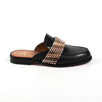 CHRISTIAN LOUBOUTIN BILLE Studded Loafer Schwarz 3200504 B098 153367938