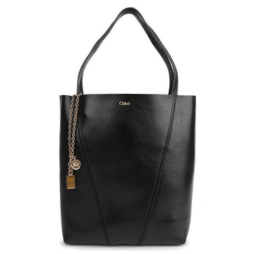 Chloe Grained Leather Spin Tote Bag 141983315