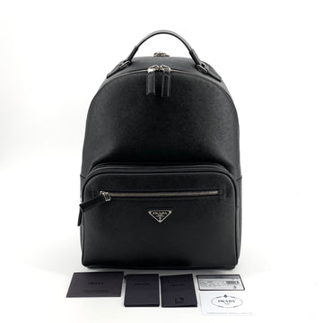 PRADA トライアングルロゴ サフィアーノ バックパック 2vz032 153368573