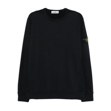 Stone Island Brushed Organic Cotton Fleece Crewneck Sweatshirt Navy 6100028 S0A20 V0020 150877141
