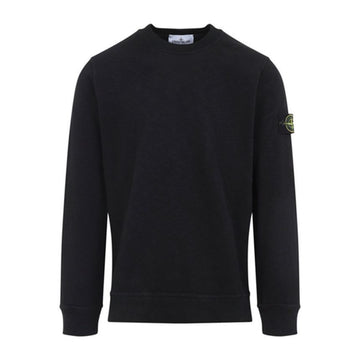 Stone Island Brushed Heavy Cotton Jersey Crewneck Sweatshirt Black 6100053 S0238 V0029 150879129