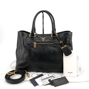 Prada Soft Calf Tote Bag Shoulder Bag 2 Way bn2103 153370447