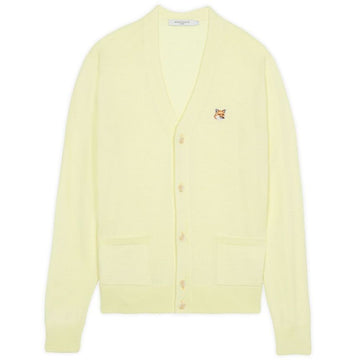 MAISON KITSUNE Fox Kopf Logo V-Neck Cardigan P720 iU00505KT1036 49391872
