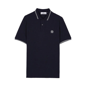 STONE ISLAND ロゴパッチポロシャツ 153373289