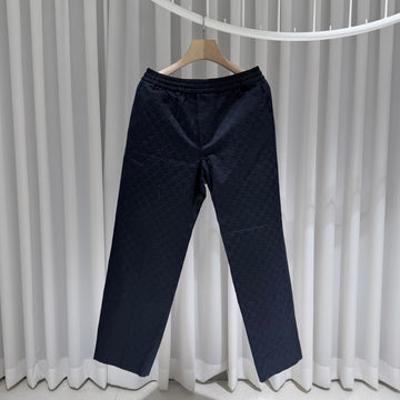 Gucci GG Jacquard Cotton Gabardine Black Pants (A+/46) 153379278