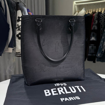 BERLUTI バティカル ネオ トートバッグ ビジネス ブラック 153381332