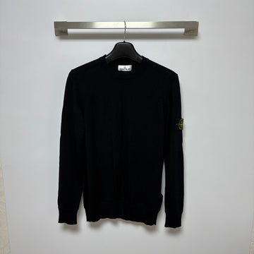 STONE ISLAND ウールニット ブラック メンズ (L) 新品同様 153392351