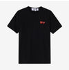 COMME DES GARCONS ダブルレッドハートワッペン半袖Tシャツ 144598627 [P]