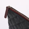CHANEL Große Clutch aus Kaviarleder mit Silberbeschichtung 12345 153410342 [P]