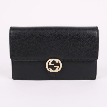 GUCCI Interlocking Black Mini WOC Crossbody Bag 510314 153415595