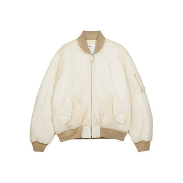 STUSSY Wachsgebäude Bomberjacke Creme 115803-1228 152739430