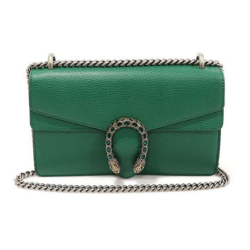 GUCCI Ketten-Umhängetasche Dionysus in Smaragdgrün Leder 400249 153415640