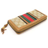 Gucci GG Logo Jacquard WEB Bamboo Tassel WEB Rania Zip Long Wallet 153415669 [P]