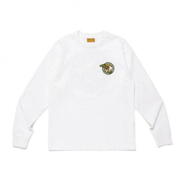 HUMAN MADE Grafik LS T-Shirt Langarm Weiß 152203053