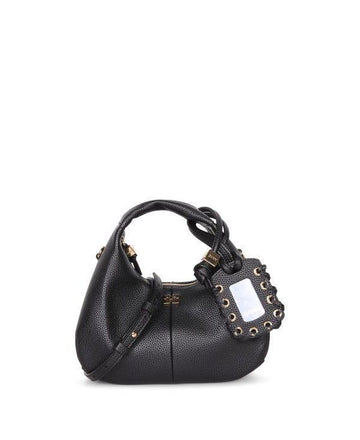 Ganni Black Mini Hobo Bag A6976 099 152204373