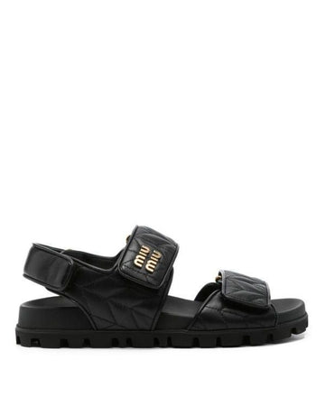 Miu Miu Nappa Leather Sports Sandals 5X135E 88T F0002 152206324