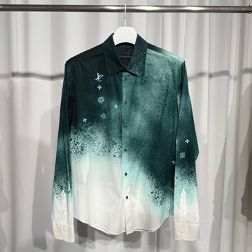 LOUIS VUITTON Monogram Spray Shirt (L) 153416998 [P]