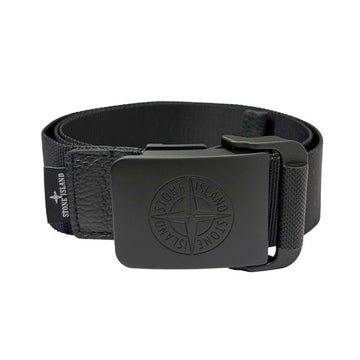 STONE ISLAND ロゴディボスドバックルとレザーナイロンテープベルト 145822668