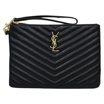 Saint Laurent Monogram Matelassé Women's Clutch 379039 CWU01 1000 150439753