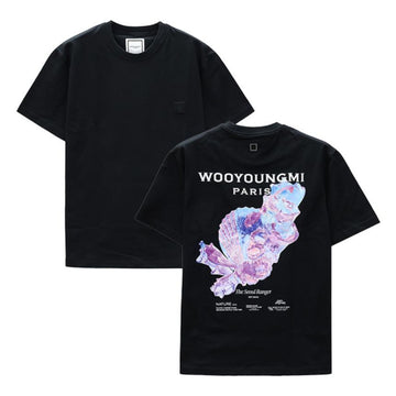 Wooyoungmi Coral Back Logo Men's Short Sleeve T-Shirt 141704234