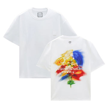 Wooyoungmi Swinging Flower Men's Short Sleeve T-Shirt W243TS06714W 140564499