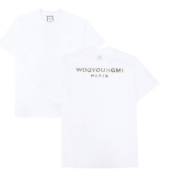 Wooyoungmi Mother-of-pearl Heron Logo Men's Short Sleeve T-shirt W251TS08701W 146330803