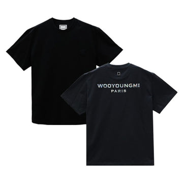 WOOYOUNGMI シェル スワン ロゴ メンズ 半袖 Tシャツ W251TS08708B 147714942