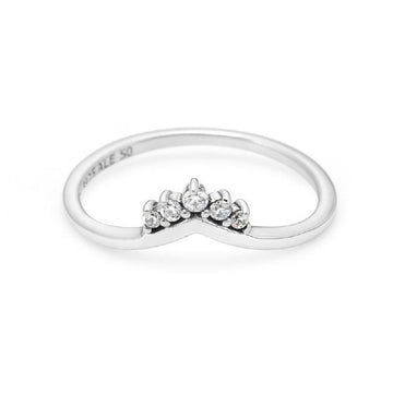 PANDORA Tiara Wishbone Ring 198282CZ 40035827