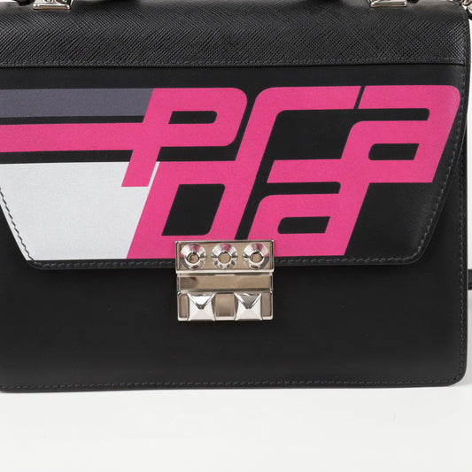 PRADA エレクトラ ロゴ トップハンドル トート ショルダーバッグ 1BA203 153144058 [P]
