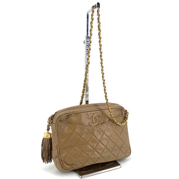 CHANEL Vintage Quilted Tassel Chain Shoulder Bag Camera Bag 153439902