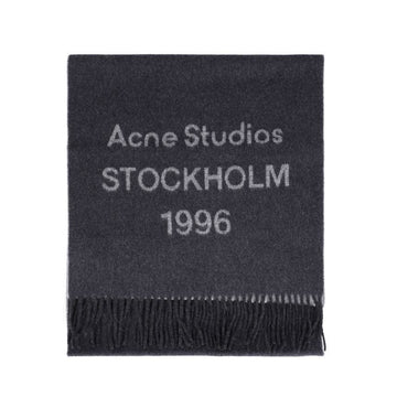 Acne Studios Wide Stockholm Logo Fringe Scarf 153245596 [P]