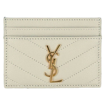 Saint Laurent Cassandra Matelassé Women's Card Holder 423291 BOW01 9207 149054261