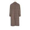 Miu Miu Luxury Biar Female Back Logo Wool Plaid Oversized Check Long Coat Rust 36 147875570 [P]