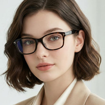 Tom Ford Blue Light Blocking Glasses Frame TF5724DB 052 Fashion Horn Rimmed Eyewear 65805882