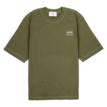 AMI マティウシ ロゴ メンズ 半袖Tシャツ HTS048 JE0119 376 142017406