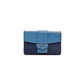 Prada Saffiano Bicolor Flap Crossbody Bag (1M1408) L406353 153445307