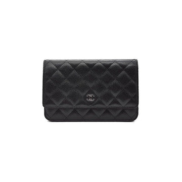 CHANEL キャビア WOC ミニ クロスバッグ L232216 153446678