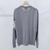 Thom Browne Diagonal Armband Merino Wool Knit Grey 153446767 [P]