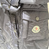 Moncler Logo Patch Hooded Long Down Jacket Navy A+/7 153447855 [P]