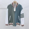 THOM BROWNE Hektors Leder Varsity Bomberjacke 153447922 [P]