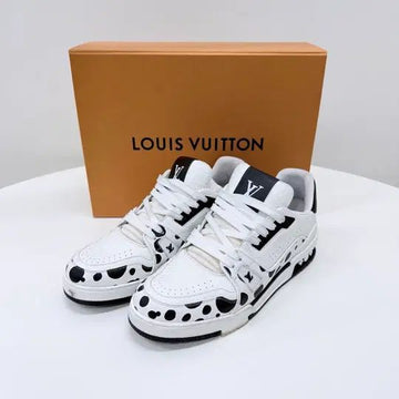Louis Vuitton Yayoi Kusama Trainer Sneakers Black 153448014