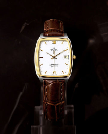 Omega Seamaster Rare White Roman Dial Unisex Quartz Watch 153449654