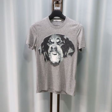 GIVENCHY Rottweiler Logo Grauer Kurzarmshirt XS/95 153459638