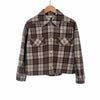 Miu Miu Women’s Logo Check Crop Blouson Jacket Cocoa Brown 149944928 [P]