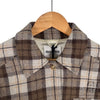 Miu Miu Women’s Logo Check Crop Blouson Jacket Cocoa Brown 149944928 [P]