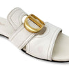 Dior Christian Women's 30 Montaigne Mule Slipper Ivory 36 144188367 [P]