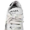 PRADA Damen Sneaker mit Dreieckslogo in perforiertem Design Weiß 38 144188379 [P]