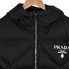 Prada Men's Triangle Logo Re-Nylon Down Coat Long Padding Jacket Black XXL 148522757 [P]