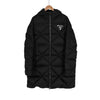 Prada Men's Triangle Logo Re-Nylon Down Coat Long Padding Jacket Black XXL 148522757 [P]