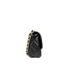 CHANEL Women's 19 Flap Bag Lambskin Handbag Medium Gold Black AS1160 149503587 [P]